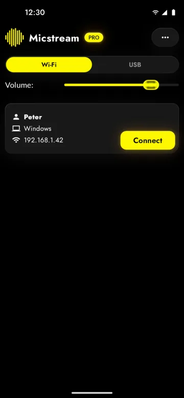 PC found over Wi-Fi, dark