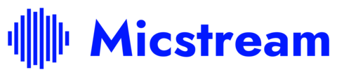 Logo with wordmark, blue (for light backgrounds)