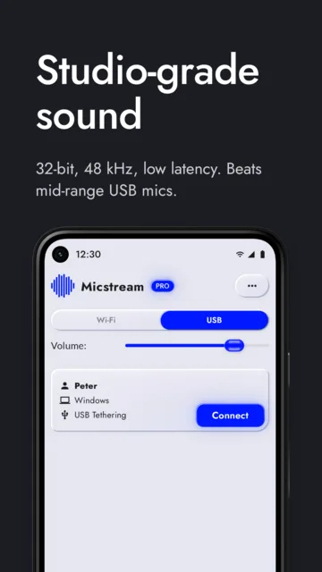 USB connection